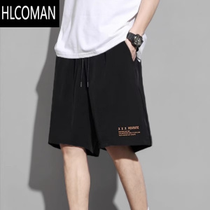 HLCOMAN夏季新款男士短裤冰丝速干五分裤子薄款穿搭休闲运动裤衩男沙滩裤