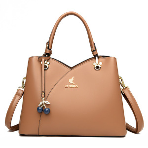 Ceba女包2023春季新款妈妈包大容量单肩斜挎包简约手提中年女包