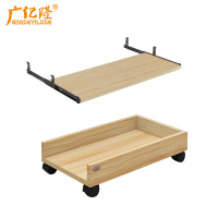 广亿隆定制加厚原木色现代主机键盘托架套装