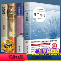 [4册]呼兰+城南+繁星+骆驼 [正版]呼兰河传 萧红著 五年级初中生青少年版四六年级中小学生必读原著原版书籍呼兰河转完