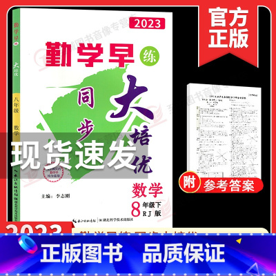 2023大培优.八下数学 初中通用 [正版]2024版 勤学早名校压轴题八年级上册数学专题复习初中初二8年级下册数学名校