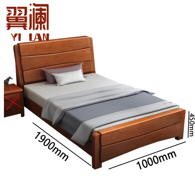 翼澜 木床 100cm 张