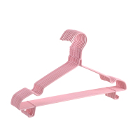 LONMATE 成人衣架加粗(凹槽带底钩)40cm-5个一组