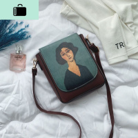 复古小包包女29夏季新款ins超火印花小方包百搭学生单肩斜挎包NEW LAKE女斜挎包