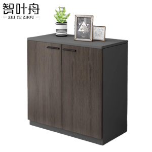 智叶舟矮柜文件柜两门80*40*80cm台