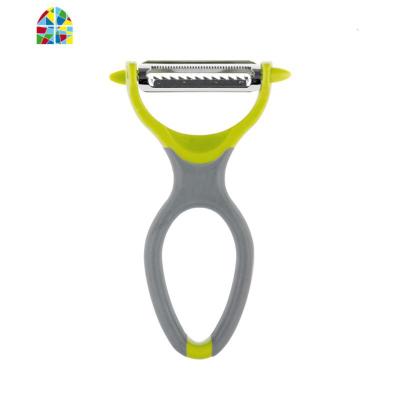 土豆丝刨丝刀刮丝器厨房蔬果切丝器家用三合一多功能刨丝器削皮刀 FENGHOU 波斯绿