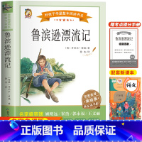 鲁滨逊漂流记 [正版]六年级下册必读的课外书 鲁滨逊漂流记原着完整版爱丽丝漫游奇境尼尔斯骑鹅旅行记汤姆索亚历险记快乐读书