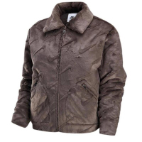 NIKE耐克外套运动休闲保暖人造毛皮翻领女装夹克FV8020-004 C