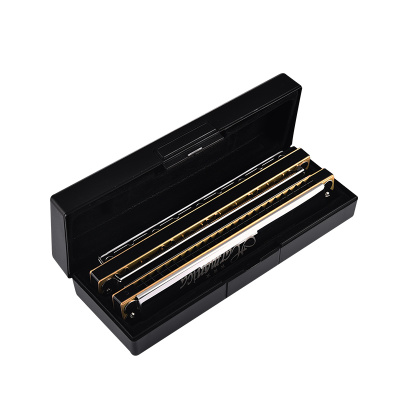 凯恩套装口琴两只装口琴C调#C调复音口琴对装口琴重音口琴专业演奏口琴