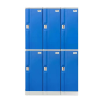 睿福隆塑料更衣柜 多门定制