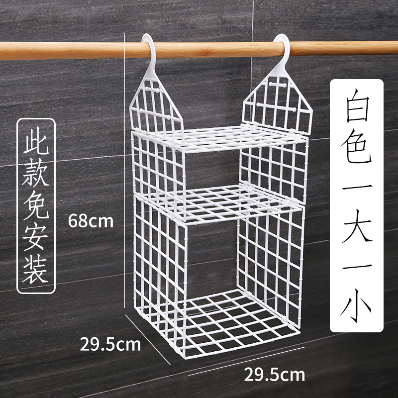 折叠衣架收纳家用多层挂衣柜学生宿舍多功能架子省空间衣服架晾晒架 三维工匠 四层(收藏并加入购物车,优先发货哦) 1个