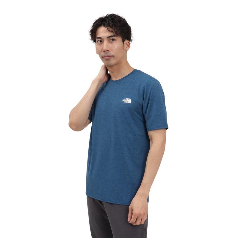 户外速干反光男士短袖T恤春夏运动跑步骑行训练服