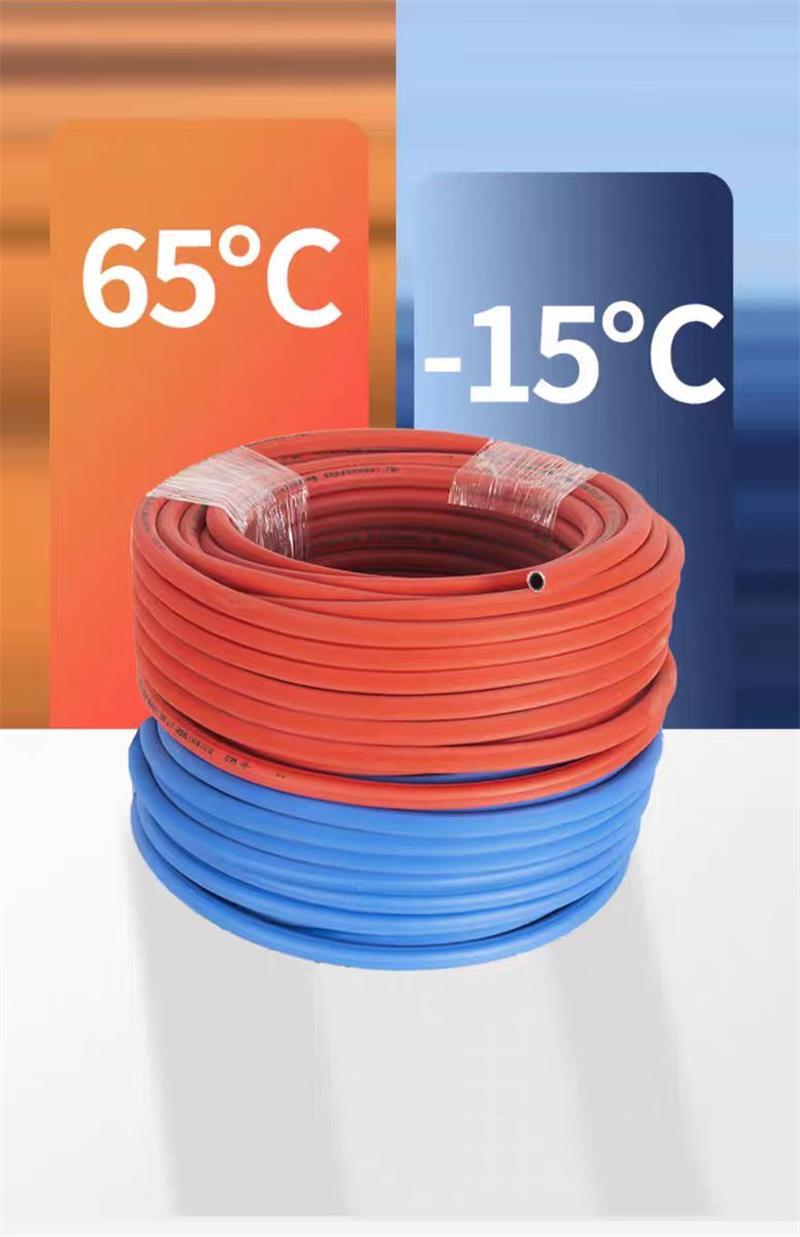 中锦科技高压氧气乙炔管 焊割橡塑高压防冻软管 Φ8mm乙炔管 约30米 蓝色 卷