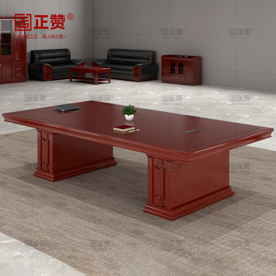 正赞会议桌开会桌培训桌 3500*1360*760mm