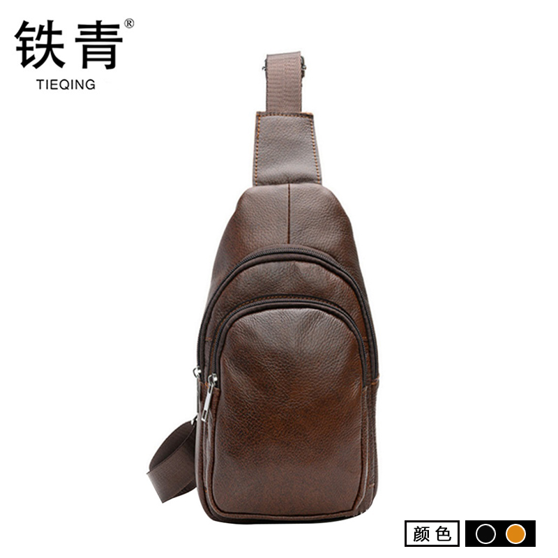 铁青单肩斜挎包T5 个