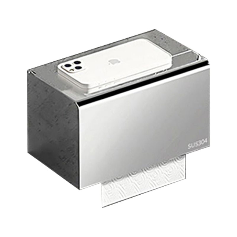 陇步昇LBS-ZJH02 120mm*115mm*125mm不锈钢卷纸筒方形纸巾盒60个/箱(计价单位:箱)不锈钢本