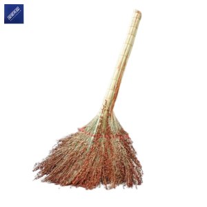 安居先森纯手工草编笤帚扫帚扫把 高粱 作物原色