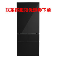 松下(Panasonic)NR-W461BF-K 玛瑙黑嵌入式冰箱超薄453升自动制冰多门电冰箱纳诺怡x净味除菌 玻璃门