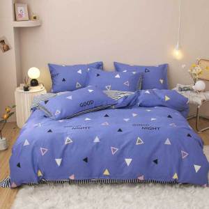 安居先森40支纱高支高密全棉印花双人床四件套活性印染床上用品四件套C1373