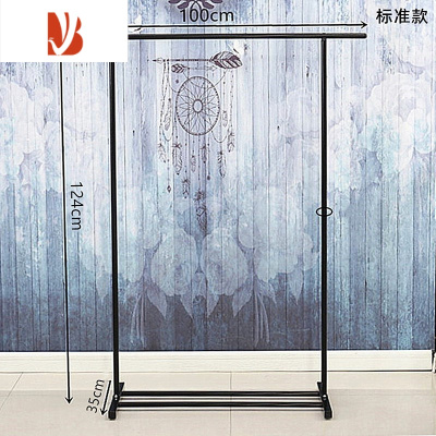 三维工匠加厚家用304不锈钢晾衣架落地卧室折叠x型室外阳台单杆式架子伸缩