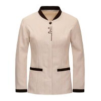 惠铁酒店物业保洁定制男女工作服 双层 件