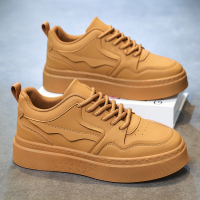 20265新款男鞋春季百搭工作上班劳保男鞋运动休闲黑色男士板鞋子潮