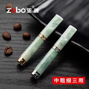 ZOBO/正牌玉石烟嘴粗中细三用男士高档可清洗过滤烟嘴礼品