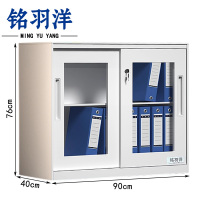 铭羽洋玻璃矮柜推拉门台
