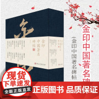 金印中国著名碑帖 全集 孙宝文 金印中国著名名碑帖丛书 碑帖 临摹练习 毛笔碑帖 字帖 书籍 上海人民美术出版社
