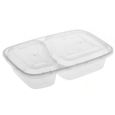 鑫扬赢 一次性餐具 二格餐盒 XYY-1000 *150套 1 件