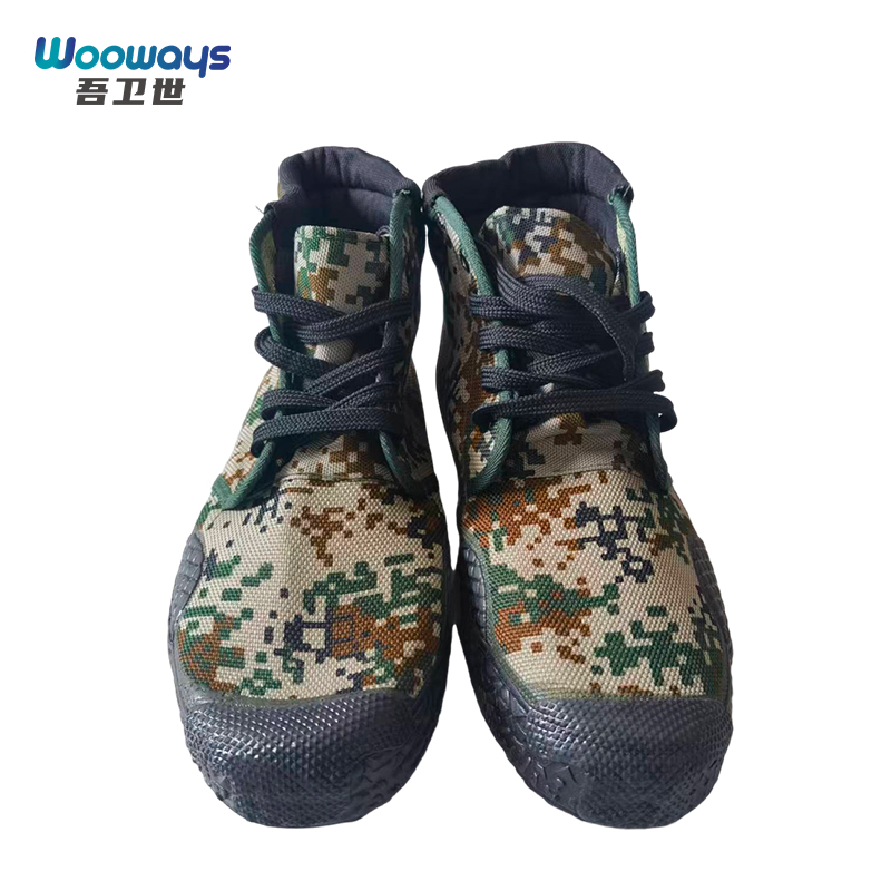 吾卫世 高帮迷彩胶鞋 36码-48码 双