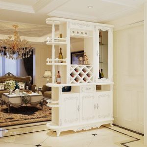 欧式隔断柜客厅厅进玄关柜鞋柜屏风酒柜双面装饰柜烤漆小户型