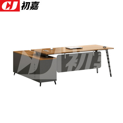 初嘉(CJ)简约大班台经理桌老板桌办公桌 1.8米