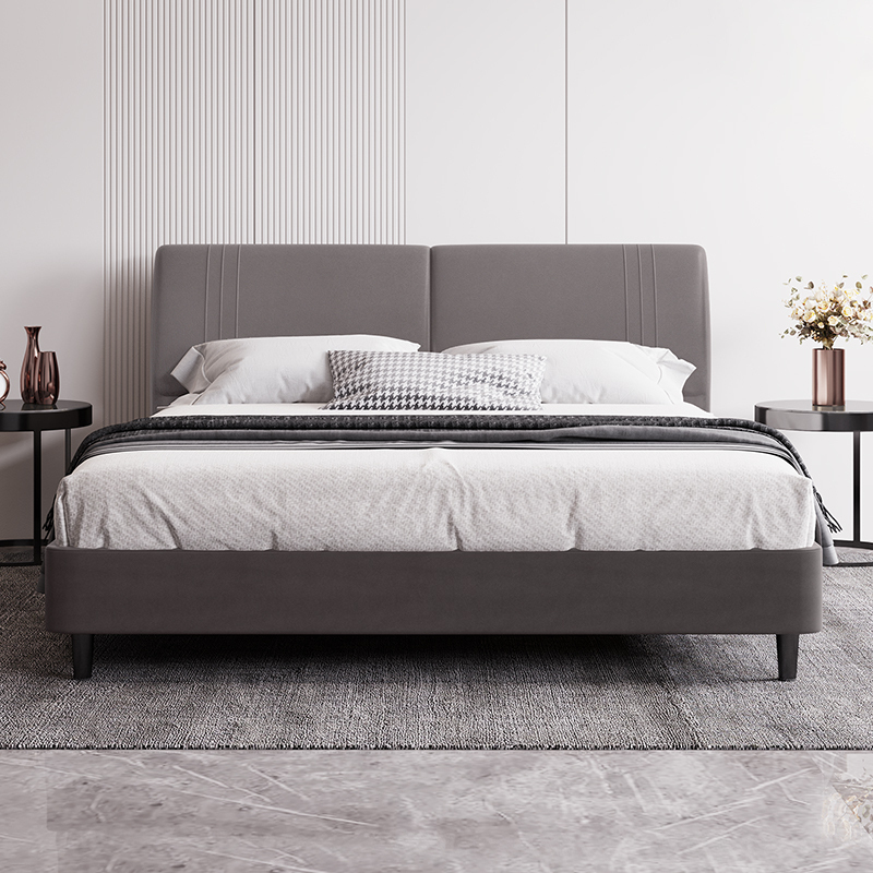 airland雅兰 奥汀 真皮床架 现代简约轻奢床1.