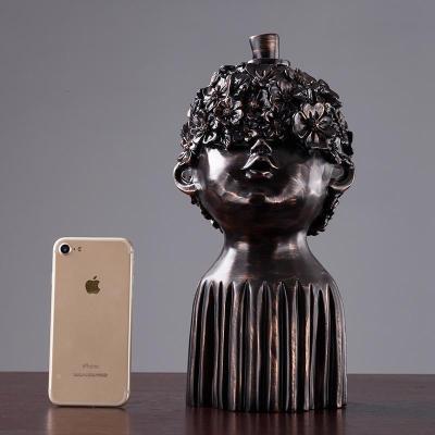 美帮汇北欧酒柜装饰品摆件抽象人物情侣客厅电视柜创意家居乔迁新居礼品