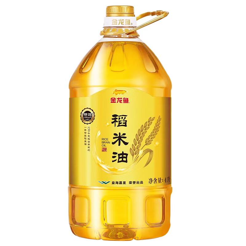 金龙鱼 特选稻米油4L