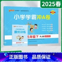 数学[人教版] 五年级下 [正版]2025春适用pass绿卡小学学霸冲A卷五年级下册数学RJ人教版提优训练5年级下同步单