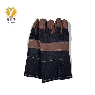 雅霖服 半皮半布手套YLF112831 双