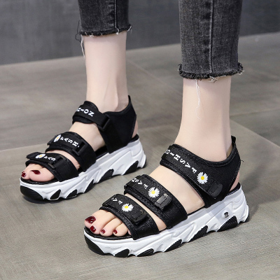 枫述女大童老爹凉鞋2021夏季新款初高中生运动休闲鞋女百搭韩版沙滩鞋