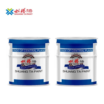 双塔 海灰水性双组份聚氨酯面漆 18千克 桶