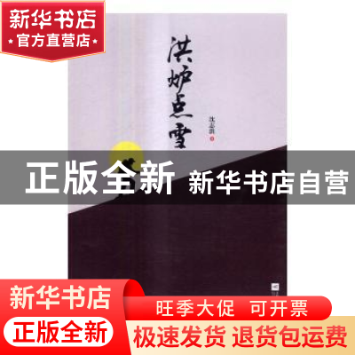 正版 洪炉点雪 沈志洪著 江苏凤凰文艺出版社 9787539998947 书籍