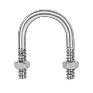中锦科技 不锈钢U形螺丝U型卡管夹固定管卡 M8*42mm 套