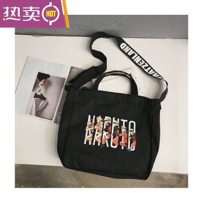 NEWLAKE帆布包ins斜挎包日系男士包韩版文艺单肩包定制手提袋情侣包女包斜挎包男