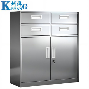 珂洋 不锈钢矮柜 四斗对开 台