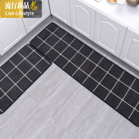 简约厨房地垫长条家用地毯地垫进防滑垫防油餐厅满铺吸水脚垫子 三维工匠