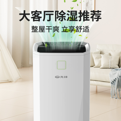 先锋除湿机家用轻音抽湿机干衣除湿器客厅卧室除潮去湿干燥机 60L/天 上排水+负离子 CFS60B-24AZ
