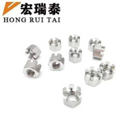 宏瑞泰 锌镍合金开槽螺母 M20 个