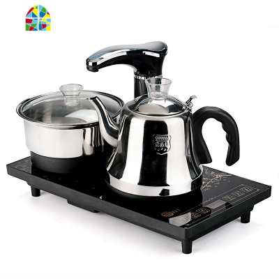 封后电茶炉全自动上水玻璃电热水壶烧水壶泡茶器煮茶器套装家用不锈钢 FENG 净水器20*37金色单玻璃自动主机尺寸20*