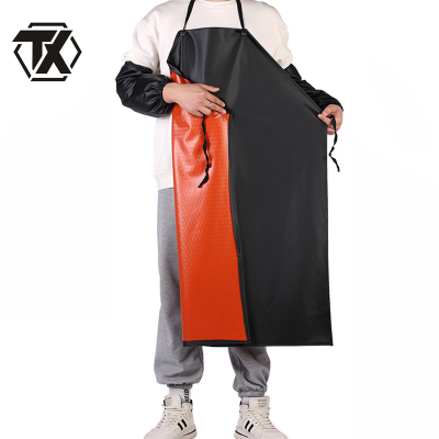 铁迅防护耐酸碱耐油皮革围裙SZ79 条