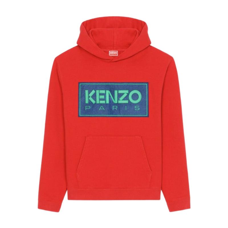 高田贤三(Kenzo)男款运动卫衣长袖连帽圆领袋鼠口袋棉99氨纶1经典